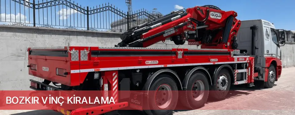 Bozkır İlçemi Vinç Kiralama